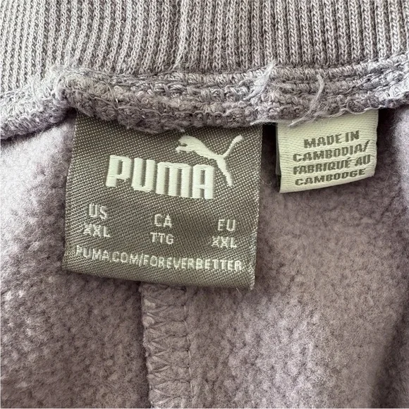 Puma Women's Plush Lounge Pants Drawstring Waist Purple XXL Relaxed Fit - Picture 6 of 7